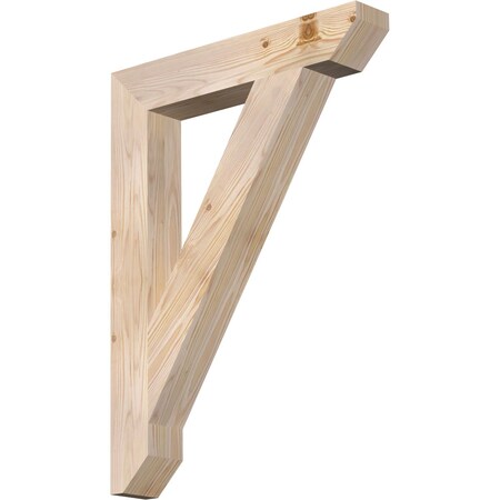 Ekena Millwork Traditional Slat Smooth Bracket, Douglas Fir, 3 1/2"W x 22"D x 30"H BKT04X22X30TRA06SDF